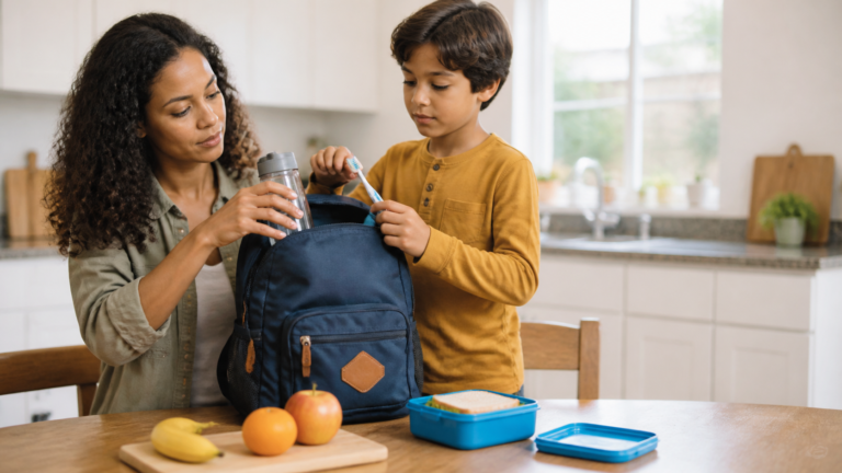O lanche da mochila e os dentes: como conversar sobre escolhas sem transformar alimentação em culpa